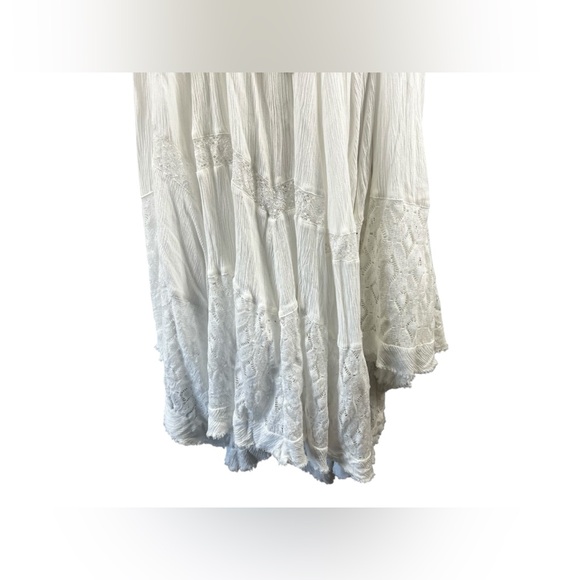 Free People Norina White Halter Boho Maxi Dress Size S - Picture 10 of 16